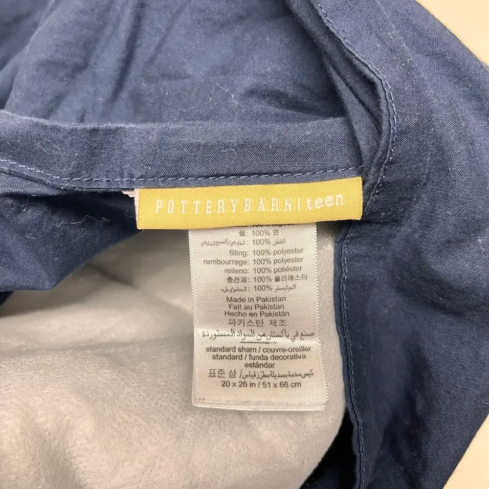 Pottery Barn Teen Walker Full Queen Duvet with 2 Pillow Shams